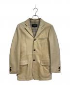 BURBERRY BLACK LABELバーバリーブラックレーベル）の古着「ラムレザージャケット」｜ベージュ