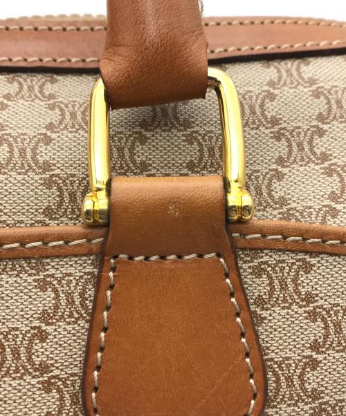 CELINE（セリーヌ）CELINE (セリーヌ) マカダム柄ハンドバッグ ブラウン×ベージュの古着・服飾アイテム