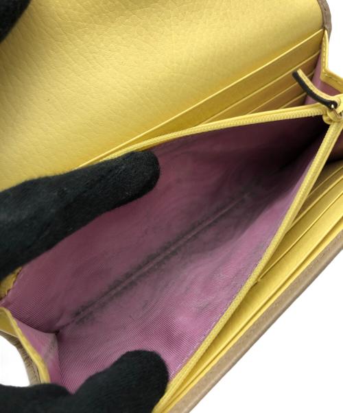 GUCCI（グッチ）GUCCI (グッチ) ダブルGコンチネンタルウォレット ベージュの古着・服飾アイテム