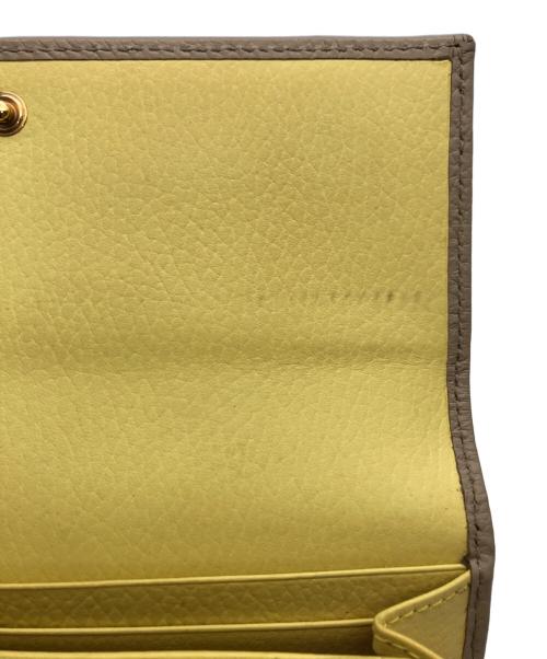 GUCCI（グッチ）GUCCI (グッチ) ダブルGコンチネンタルウォレット ベージュの古着・服飾アイテム