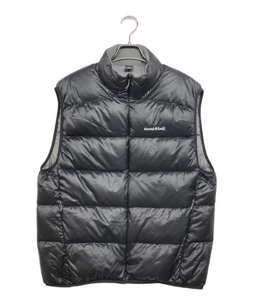 mont-bell（モンベル）mont-bell (モンベル) ライトアルパインダウンベスト ブラック サイズ:XLの古着・服飾アイテム