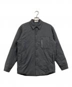MPX MANDOエムピーエックス マンド）の古着「中綿レギュラーカラー シャツジャケット」｜グレー