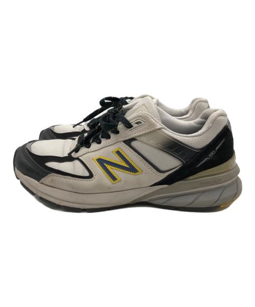 NEW BALANCE（ニューバランス）NEW BALANCE (ニューバランス) 990V5 イエロー×アイボリー サイズ:26.5cmの古着・服飾アイテム
