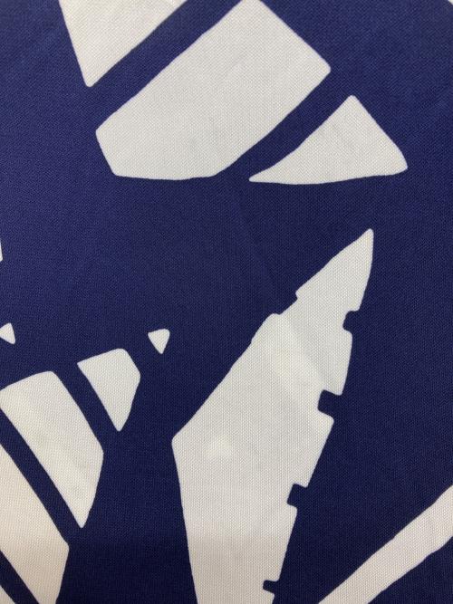 LAUREN RALPH LAUREN（ローレンラルフローレン）LAUREN RALPH LAUREN (ローレンラルフローレン) 幾何学模様カットソーワンピース ネイビー サイズ:Sの古着・服飾アイテム