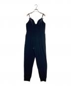 MUVEILミュベール）の古着「ベロアサロペット」｜ブラック