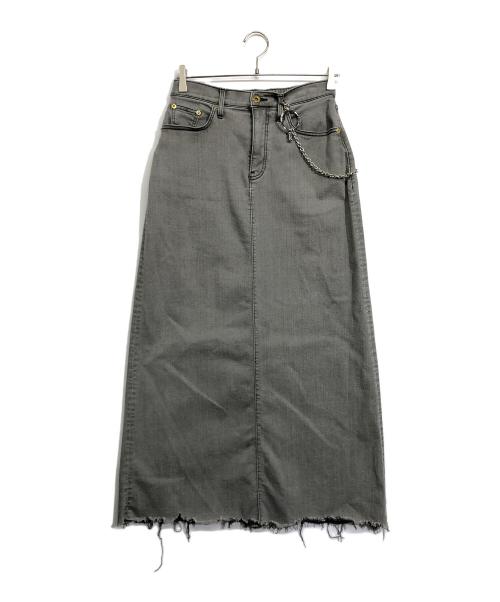 GOOD GRIEF!（グッドグリーフ）GOOD GRIEF! (グッドグリーフ) カットオフデニムスカート グレー サイズ:Mの古着・服飾アイテム