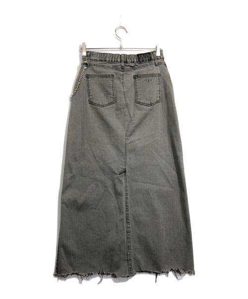 GOOD GRIEF!（グッドグリーフ）GOOD GRIEF! (グッドグリーフ) カットオフデニムスカート グレー サイズ:Mの古着・服飾アイテム