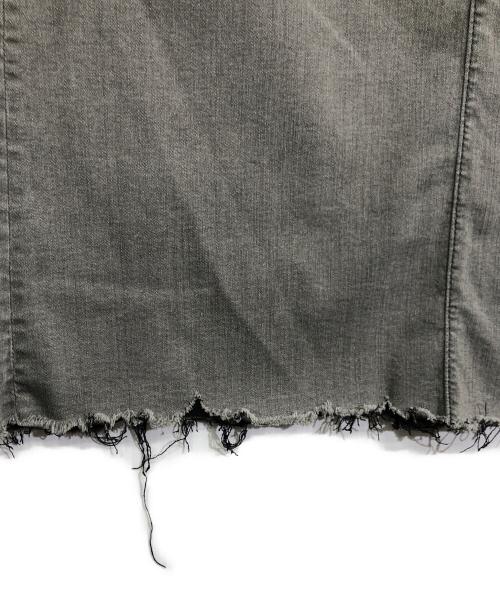 GOOD GRIEF!（グッドグリーフ）GOOD GRIEF! (グッドグリーフ) カットオフデニムスカート グレー サイズ:Mの古着・服飾アイテム