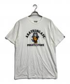 A BATHING APEア ベイシング エイプ）の古着「プリントTシャツ」｜ホワイト