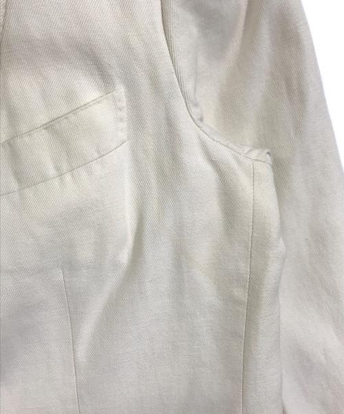 HERMES（エルメス）HERMES (エルメス) テーラードジャケット アイボリー サイズ:52の古着・服飾アイテム