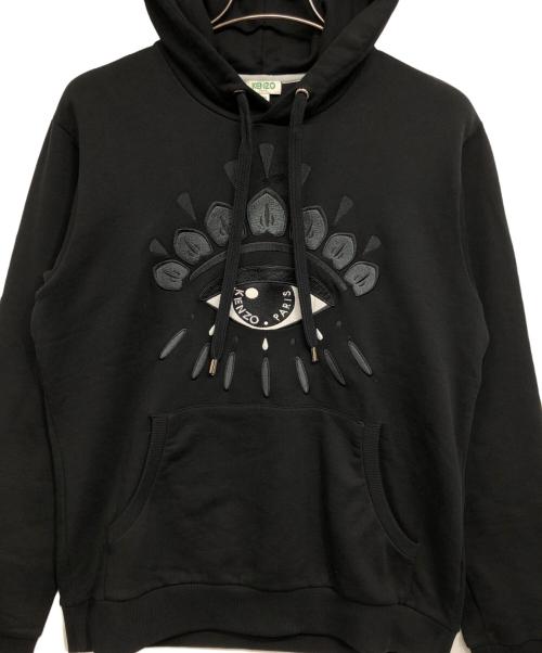 KENZO（ケンゾー）KENZO (ケンゾー) 18AW Eye Hoodie ブラック サイズ:Mの古着・服飾アイテム