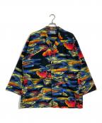 KENZO HOMMEケンゾーオム）の古着「コーデュロイオープンカラーシャツ」｜ブラック