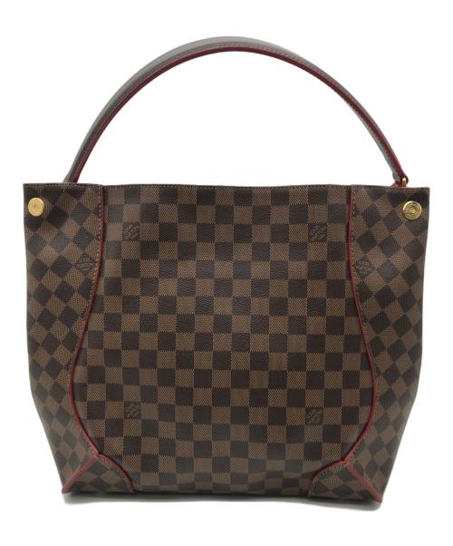 LOUIS VUITTON（ルイ ヴィトン）LOUIS VUITTON (ルイ ヴィトン) カイサ ホーボー ブラウン×レッドの古着・服飾アイテム