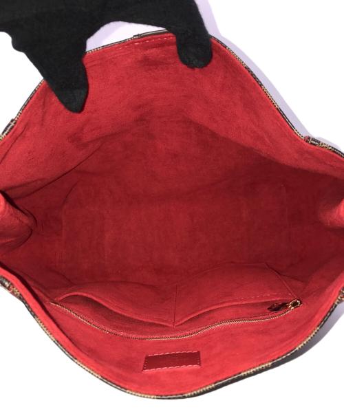 LOUIS VUITTON（ルイ ヴィトン）LOUIS VUITTON (ルイ ヴィトン) カイサ ホーボー ブラウン×レッドの古着・服飾アイテム
