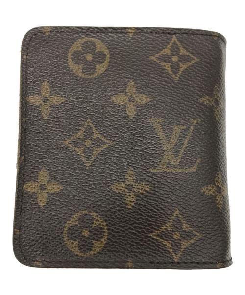 LOUIS VUITTON（ルイ ヴィトン）LOUIS VUITTON (ルイ ヴィトン) コンパクトジップウォレット ブラウンの古着・服飾アイテム