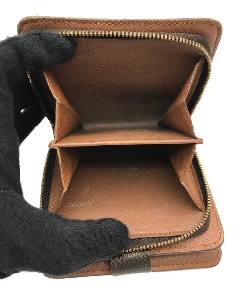 LOUIS VUITTON（ルイ ヴィトン）LOUIS VUITTON (ルイ ヴィトン) コンパクトジップウォレット ブラウンの古着・服飾アイテム