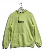 stussyステューシー）の古着「Butterfly Applique Pullover Hoodie」｜黄緑
