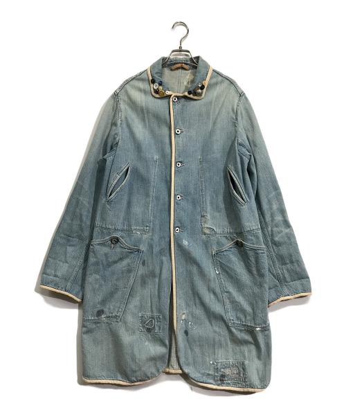 KAPITAL（キャピタル）KAPITAL (キャピタル) パイピングデニムコート ブルー サイズ:2の古着・服飾アイテム