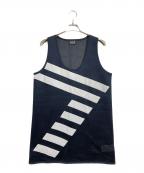 EA7イーエーセブン）の古着「メッシュタンクトップ」｜ネイビー
