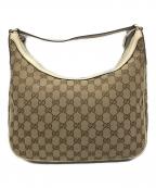 GUCCIグッチ）の古着「GGキャンバスワンショルダーバッグ」｜ベージュ