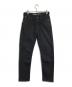 Denham（デンハム）の古着「CROP デニムパンツ」｜ブラック