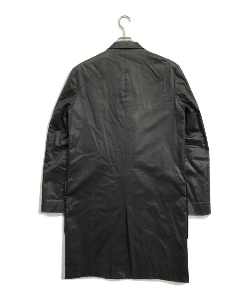 ART COMES FIRST（アートカムズファースト）ART COMES FIRST (アートカムズファースト) コーティングチェックコート ブラック サイズ:36Rの古着・服飾アイテム