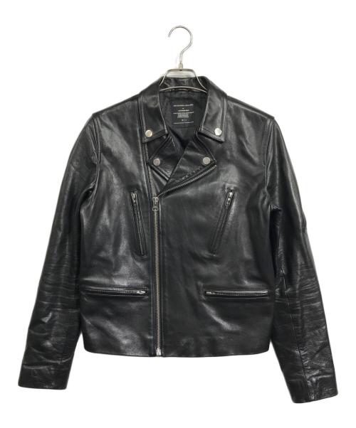 ART COMES FIRST（アートカムズファースト）ART COMES FIRST (アートカムズファースト) バックプリントライダースジャケット ブラック サイズ:なしの古着・服飾アイテム