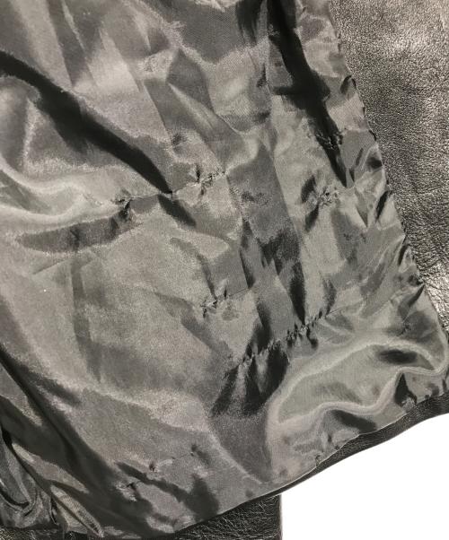 ART COMES FIRST（アートカムズファースト）ART COMES FIRST (アートカムズファースト) バックプリントライダースジャケット ブラック サイズ:なしの古着・服飾アイテム