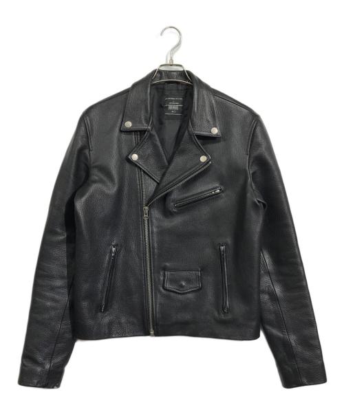 ART COMES FIRST（アートカムズファースト）ART COMES FIRST (アートカムズファースト) レザーライダースジャケット ブラック サイズ:Lの古着・服飾アイテム