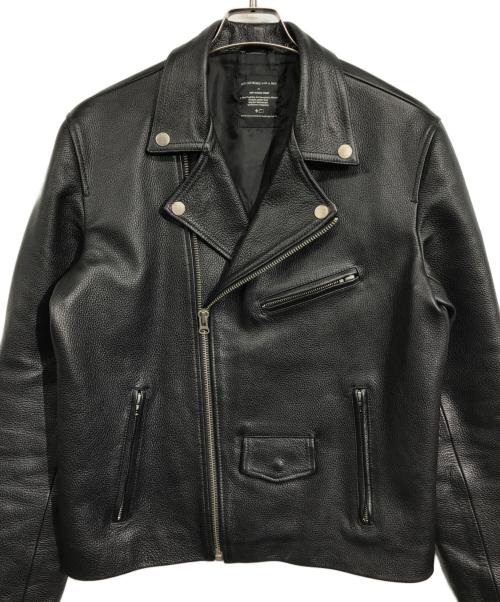 ART COMES FIRST（アートカムズファースト）ART COMES FIRST (アートカムズファースト) レザーライダースジャケット ブラック サイズ:Lの古着・服飾アイテム