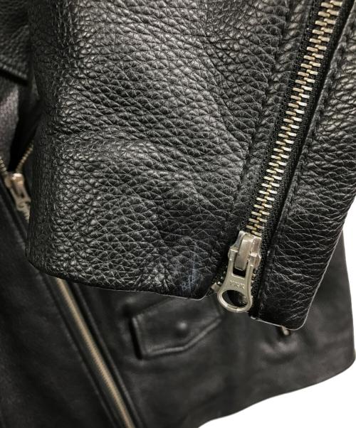 ART COMES FIRST（アートカムズファースト）ART COMES FIRST (アートカムズファースト) レザーライダースジャケット ブラック サイズ:Lの古着・服飾アイテム