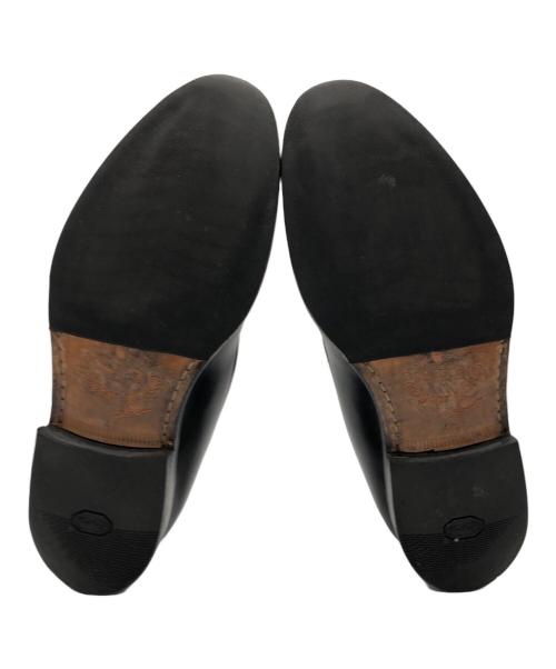 Jalan Sriwijaya（ジャランスリウァヤ）Jalan Sriwijaya (ジャランスリウァヤ) レザ-スリッポン ブラック サイズ:25ｃｍの古着・服飾アイテム