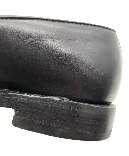 Jalan Sriwijaya（ジャランスリウァヤ）Jalan Sriwijaya (ジャランスリウァヤ) レザ-スリッポン ブラック サイズ:25ｃｍの古着・服飾アイテム