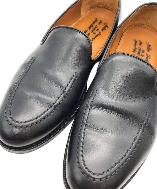 Jalan Sriwijaya（ジャランスリウァヤ）Jalan Sriwijaya (ジャランスリウァヤ) レザ-スリッポン ブラック サイズ:25の古着・服飾アイテム