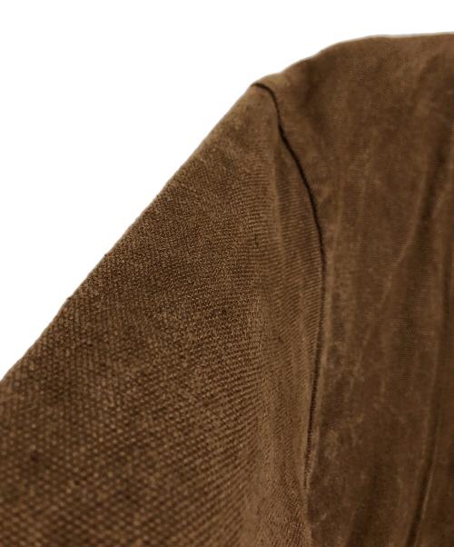 comolil（コモリ）comolil (コモリ) ヘンプダック スタンドカラージャケット ブラウン サイズ:2の古着・服飾アイテム