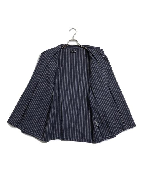 FRANK LEDER（フランクリーダー）FRANK LEDER (フランクリーダー) ストライプシャツジャケット ネイビー サイズ:Mの古着・服飾アイテム
