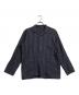 FRANK LEDER（フランクリーダー）の古着「ストライプシャツジャケット」｜ネイビー