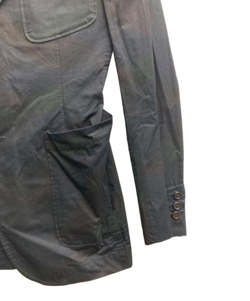 YOHJI YAMAMOTO（ヨウジヤマモト）YOHJI YAMAMOTO (ヨウジヤマモト) カモフラージュ柄テーラードジャケット ブラック サイズ:Sの古着・服飾アイテム