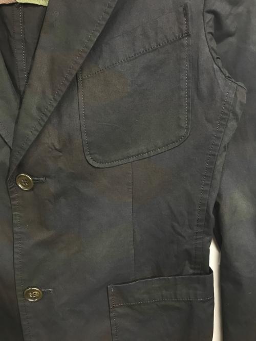 YOHJI YAMAMOTO（ヨウジヤマモト）YOHJI YAMAMOTO (ヨウジヤマモト) カモフラージュ柄テーラードジャケット ブラック サイズ:Sの古着・服飾アイテム