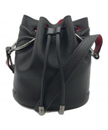 Christian Louboutin（クリスチャン・ルブタン）の古着「ドローストリング バケットバッグ」｜ブラック