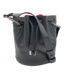 Christian Louboutin（クリスチャン・ルブタン）の古着「ドローストリング バケットバッグ」｜ブラック