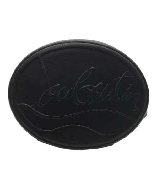 Christian Louboutin（クリスチャン・ルブタン）Christian Louboutin (クリスチャン・ルブタン) ドローストリング バケットバッグ ブラックの古着・服飾アイテム