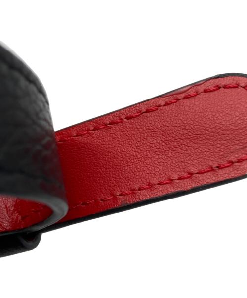 Christian Louboutin（クリスチャン・ルブタン）Christian Louboutin (クリスチャン・ルブタン) ドローストリング バケットバッグ ブラックの古着・服飾アイテム