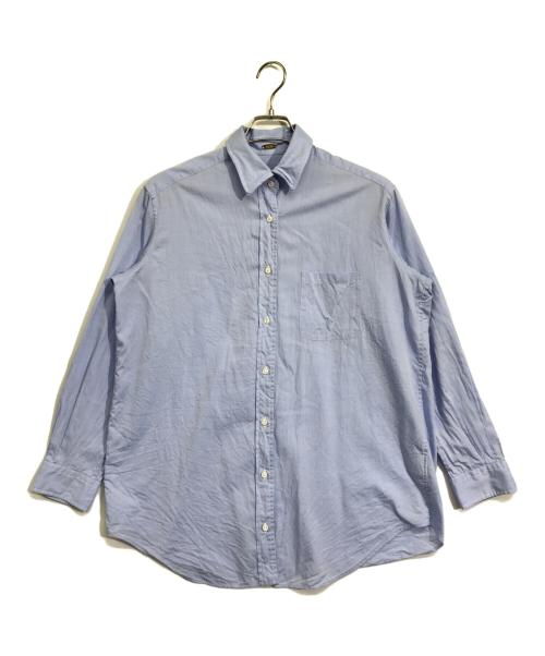 MUSE（ミューズ）MUSE (ミューズ) ロングレギュラーシャツ スカイブルー サイズ:なし（実寸サイズをご確認ください）の古着・服飾アイテム
