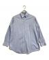 MUSE（ミューズ）の古着「ロングレギュラーシャツ」｜スカイブルー