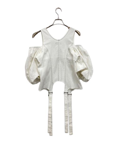 MAISON SPECIAL（メゾンスペシャル）MAISON SPECIAL (メゾンスペシャル) パフスリーブブラウス ホワイト サイズ:Freeの古着・服飾アイテム