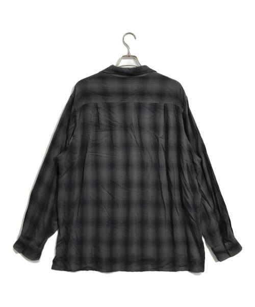 YOKE（ヨーク）YOKE (ヨーク) OVERSIZED OPEN COLLAR SHIRT グレー サイズ:2の古着・服飾アイテム