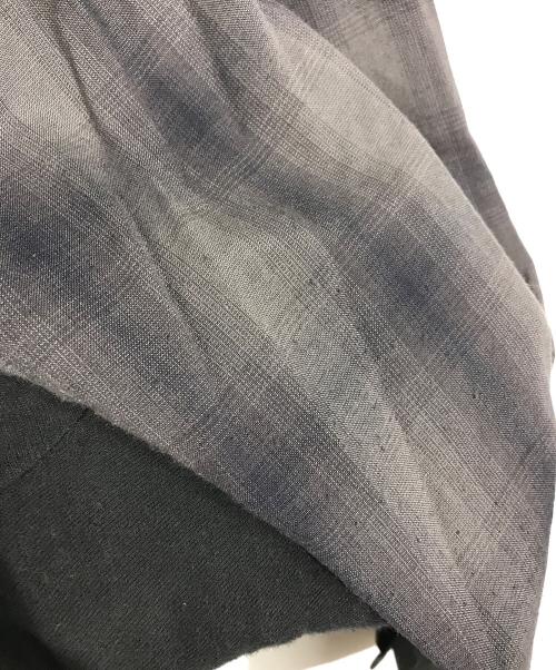 YOKE（ヨーク）YOKE (ヨーク) OVERSIZED OPEN COLLAR SHIRT グレー サイズ:2の古着・服飾アイテム