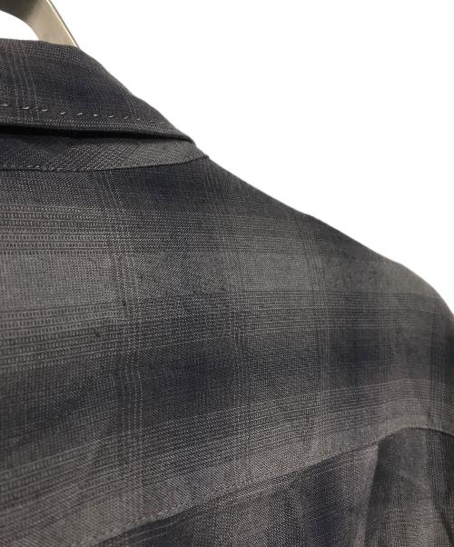 YOKE（ヨーク）YOKE (ヨーク) OVERSIZED OPEN COLLAR SHIRT グレー サイズ:2の古着・服飾アイテム
