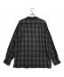 YOKE (ヨーク) OVERSIZED OPEN COLLAR SHIRT グレー サイズ:2：11000円